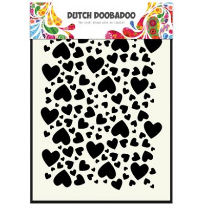Dutch DooBaDoo Stencil - Hearts